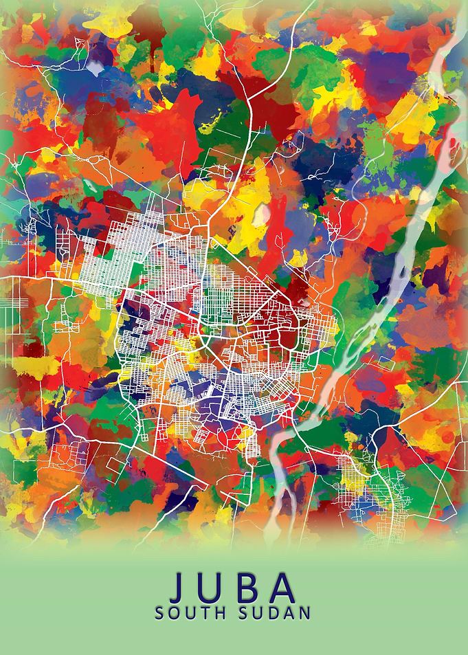 Juba South Sudan City Map