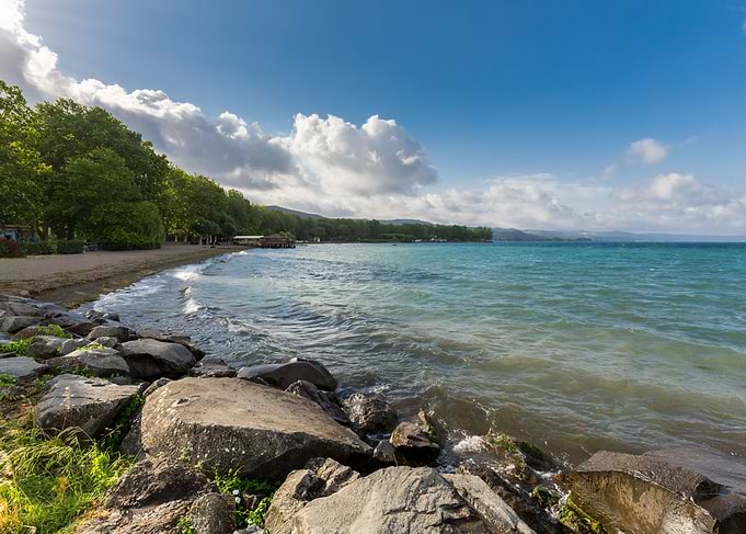 Bolsena lake Italy