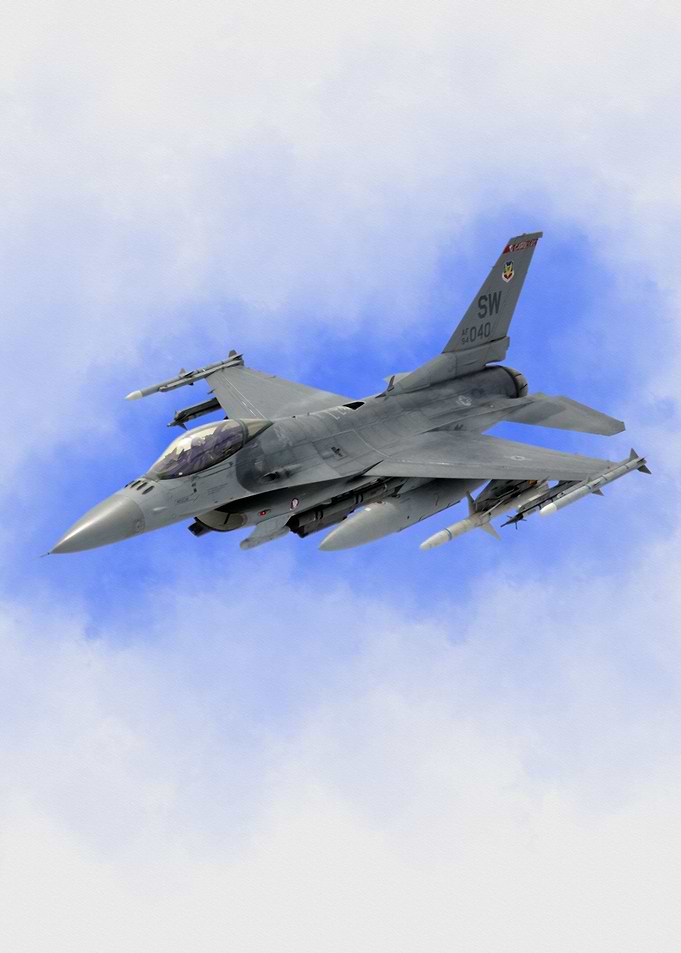 F 16 Painting