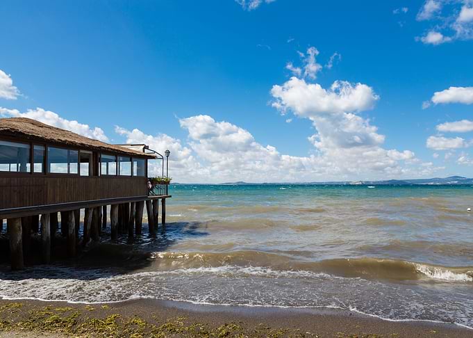 Bolsena lake Italy