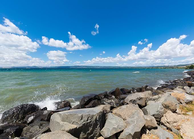 Bolsena lake Italy