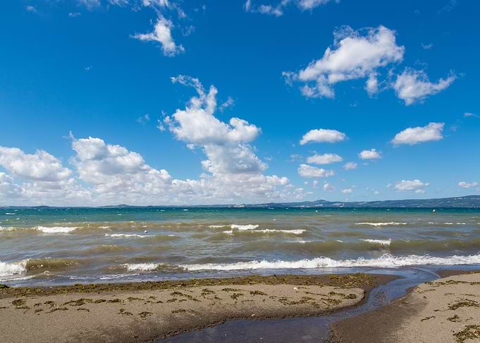 Bolsena lake Italy