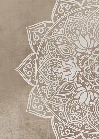 Neutral colors Mandala