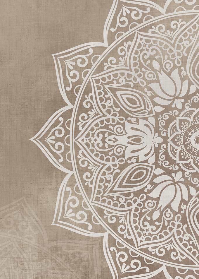 Neutral colors Mandala