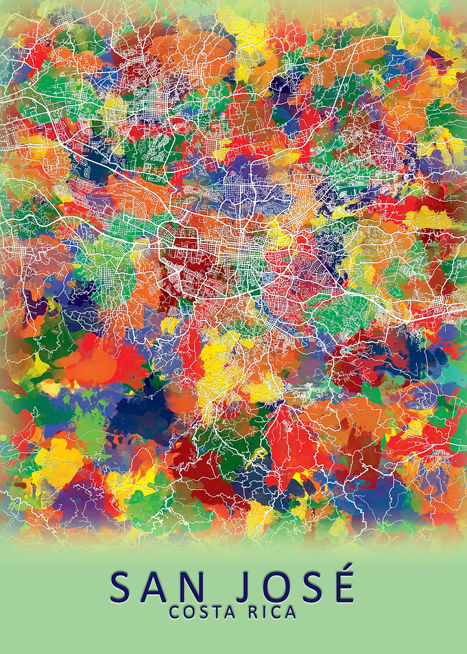San Jose Costa Rica Map