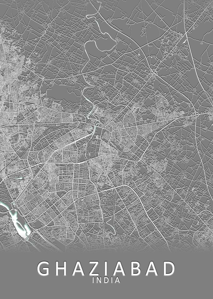 Ghaziabad India City Map