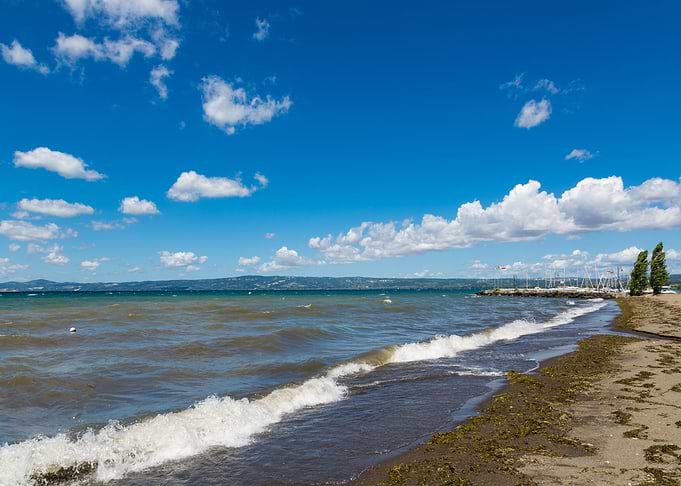 Bolsena lake Italy