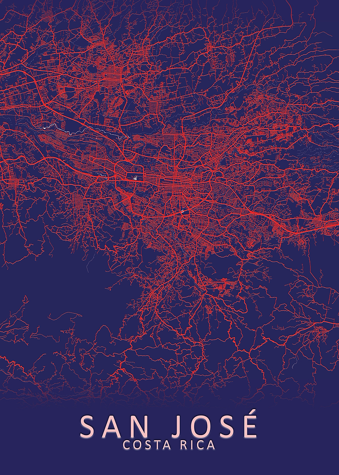 San Jose Costa Rica Map