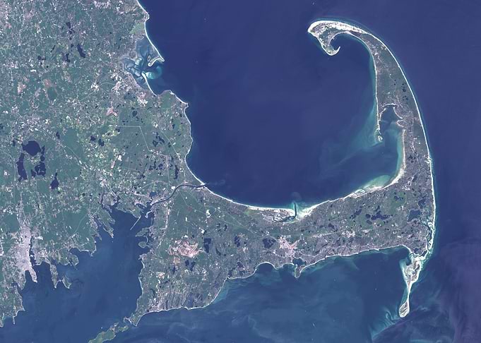 Cape Code Satellite Map