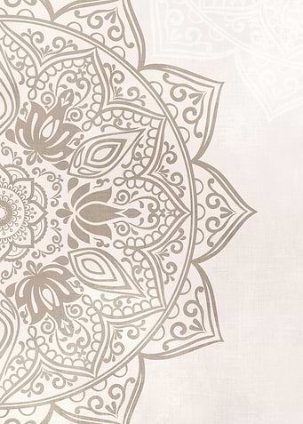 Beige Mandala