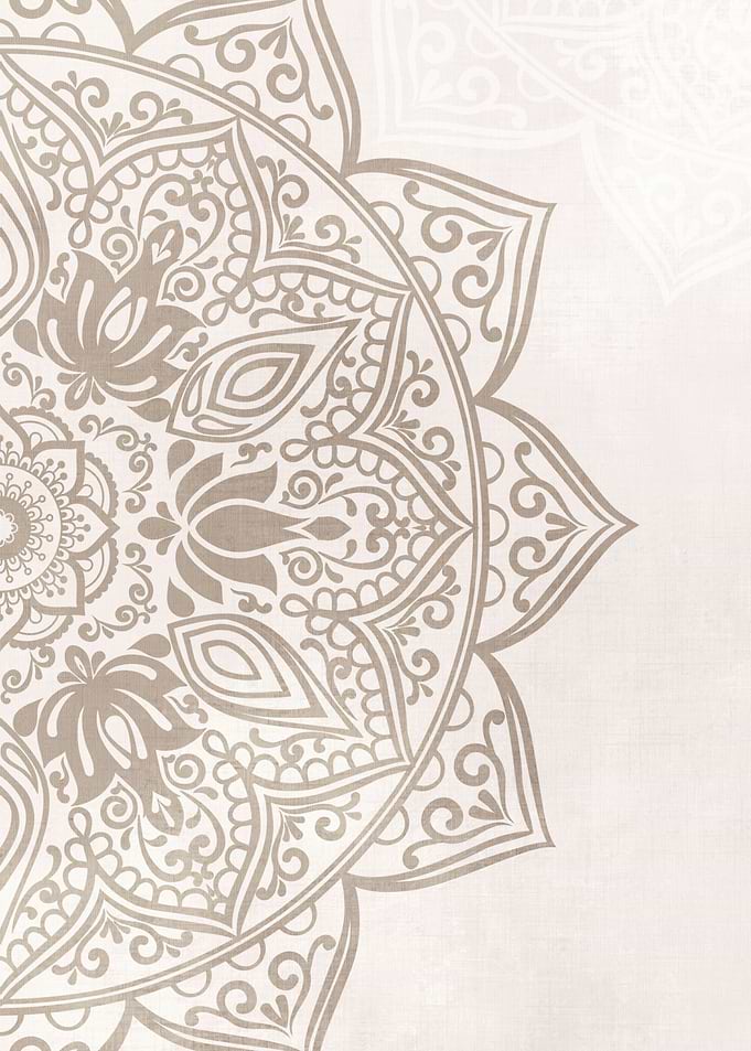 Beige Mandala