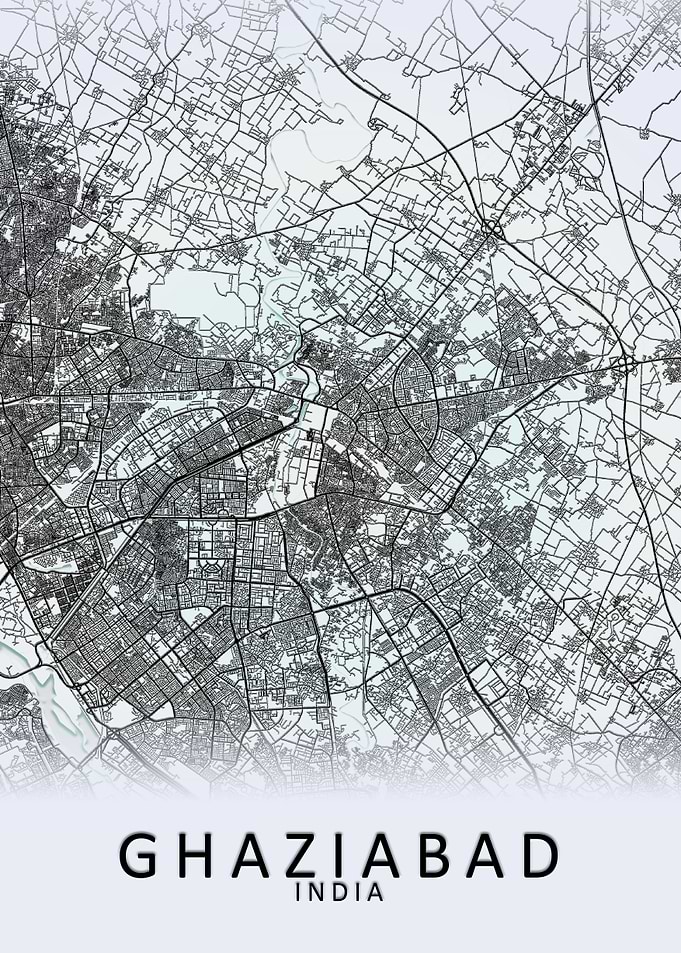 Ghaziabad India City Map