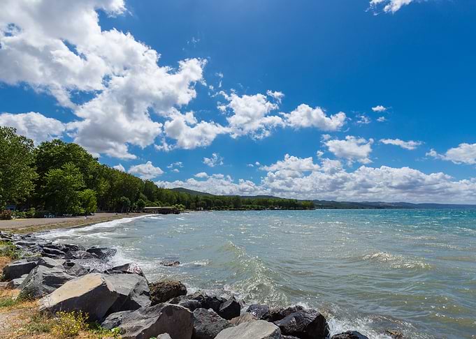 Bolsena lake Italy