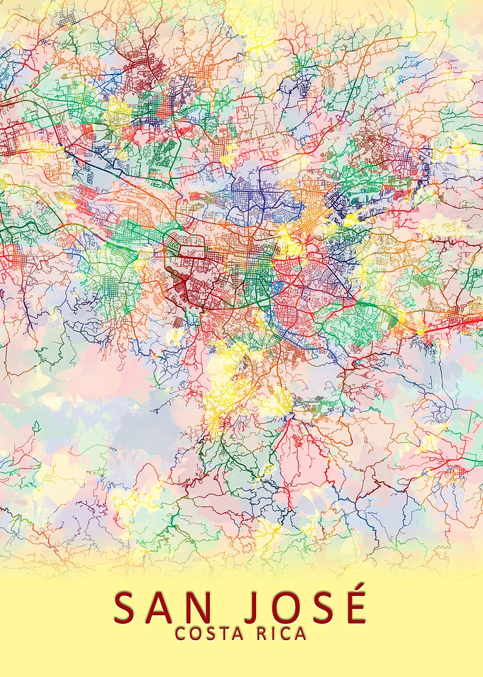 San Jose Costa Rica Map