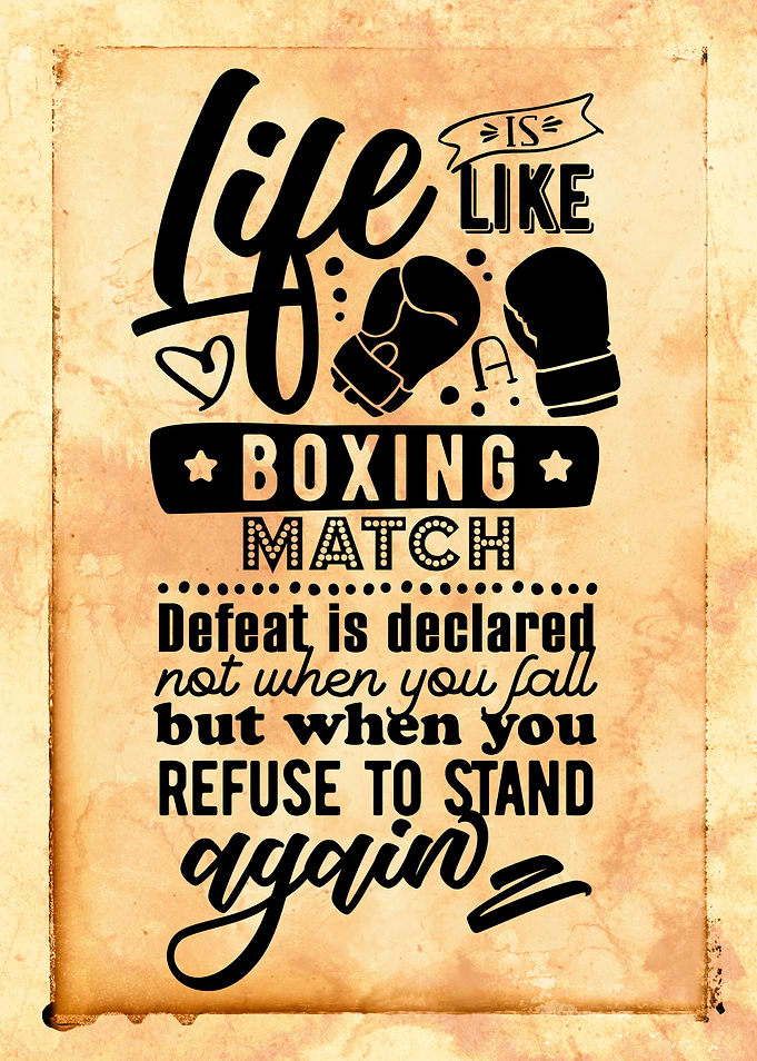 Life is Like a Boxing