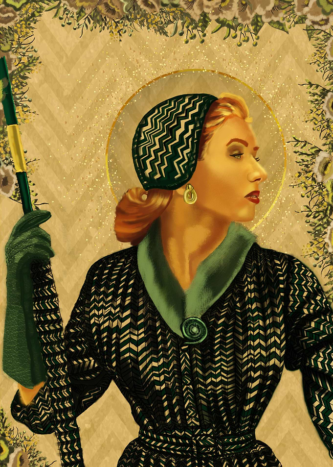 Woman In Green