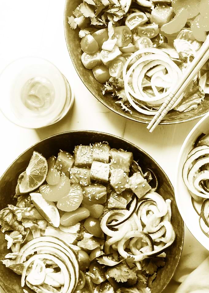 Citrus Tuna Ceviche Bowls
