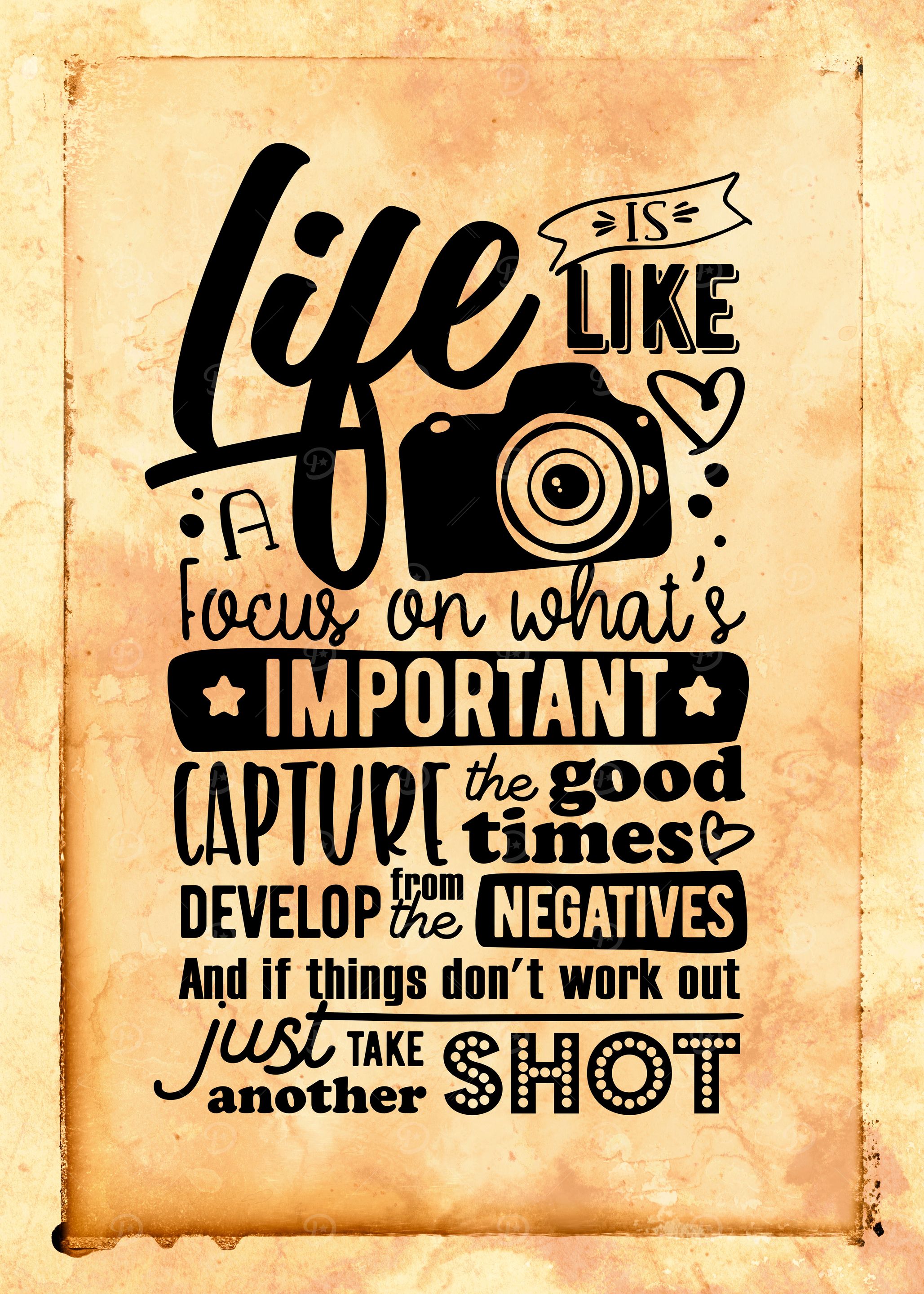 Life is Like a Camera