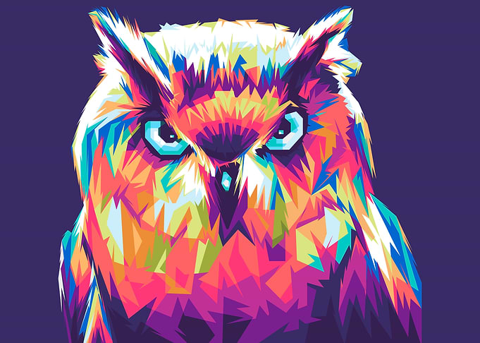 Owl Pop Art