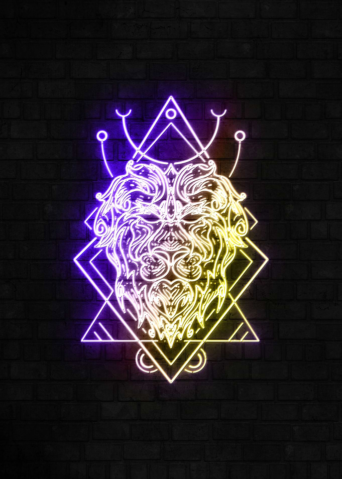 Leo neon sign