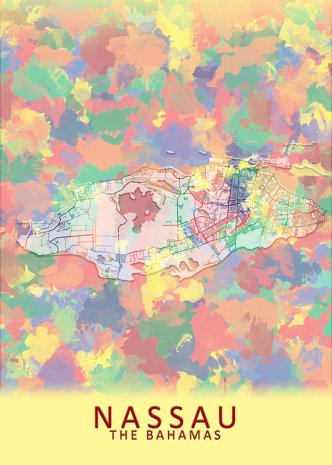 Nassau Bahamas City Map