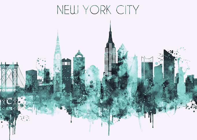NYC New York Skyline