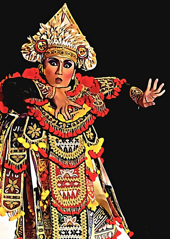 Baris Tunggal Dancer