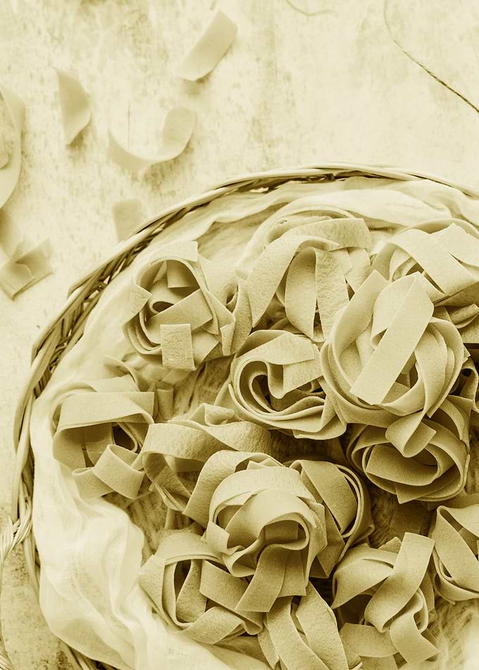 Uncooked Pappardelle Pasta