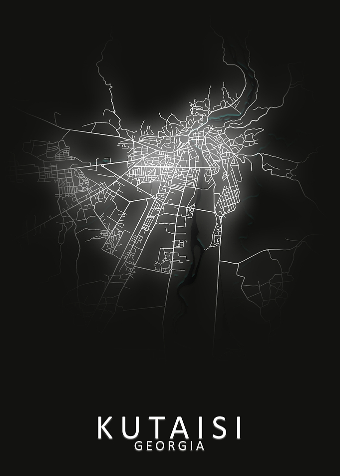 Kutaisi Georgia City Map
