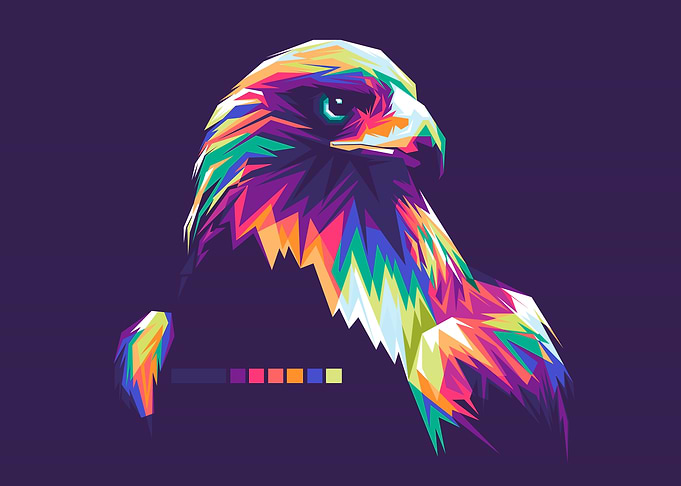 Eagle Pop Art