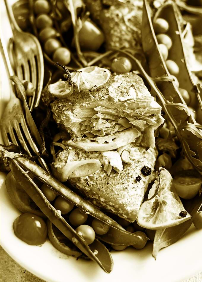 Roasted Wild Salmon Lemon