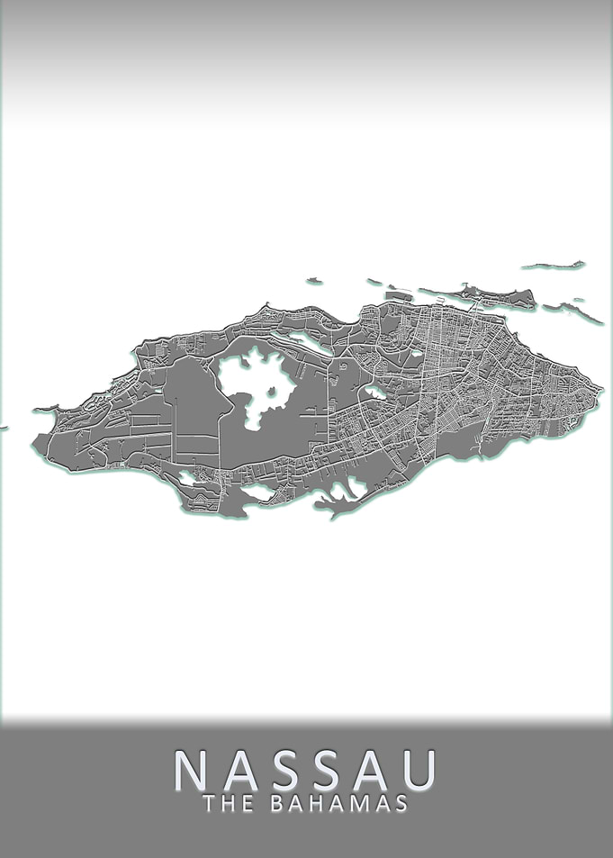 Nassau Bahamas City Map