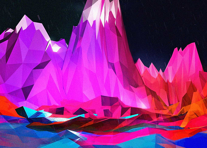 3D Low poly environment