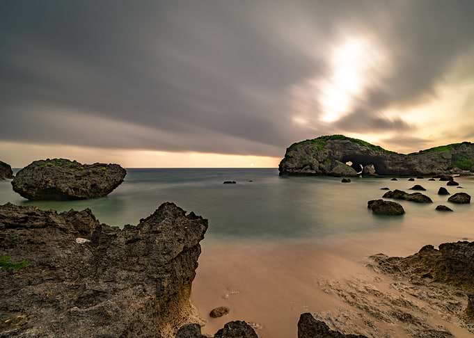 Sunrise in Okinawa Beach