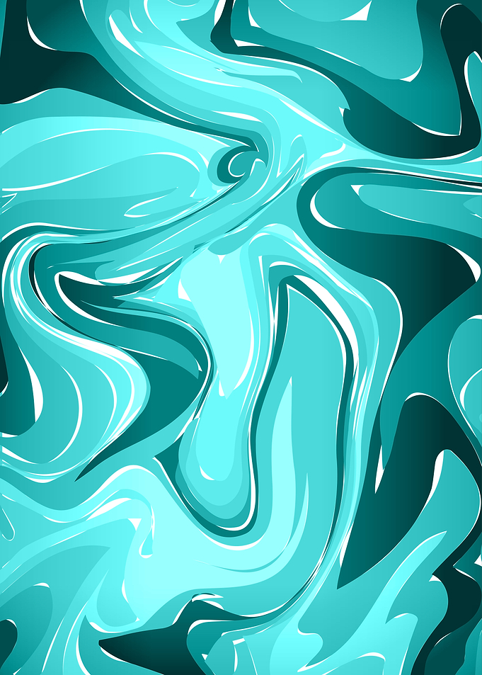Liquid Marble Blue