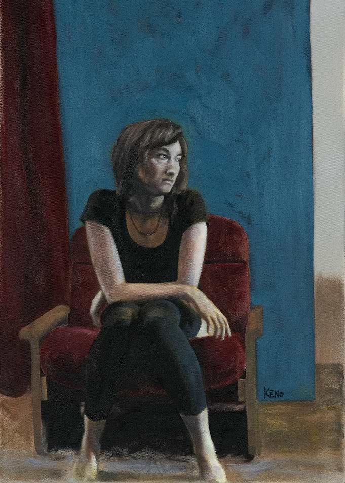 Seated girl