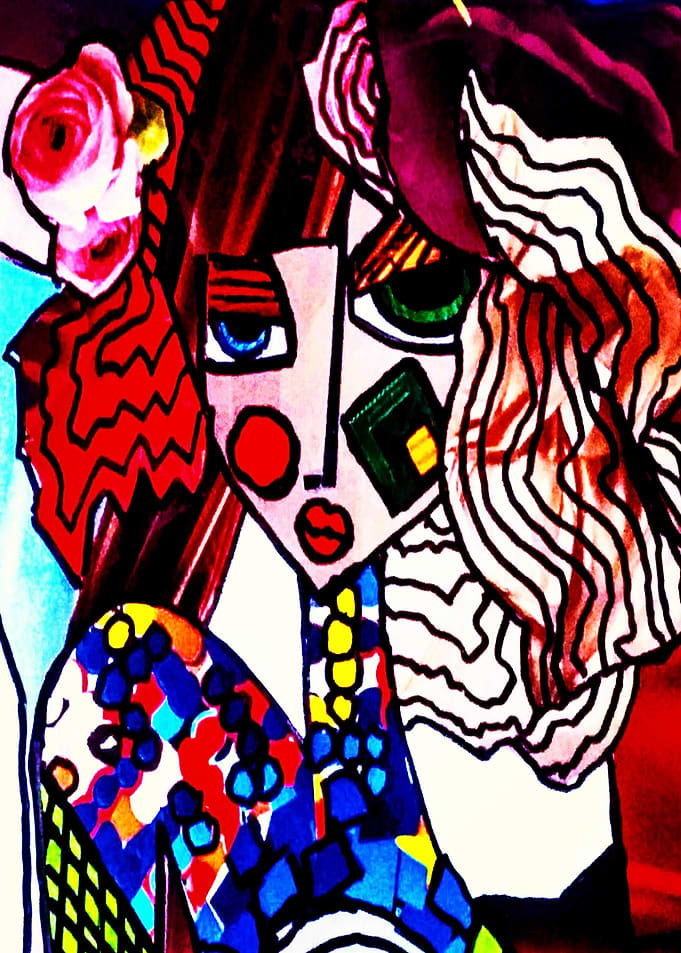 Colorful Dame