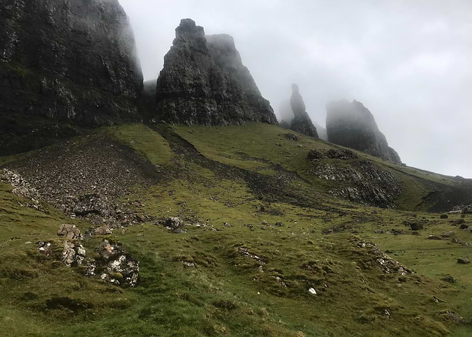 Fog in Quiraing Scotland