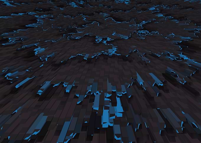 Abstract geometric fractal