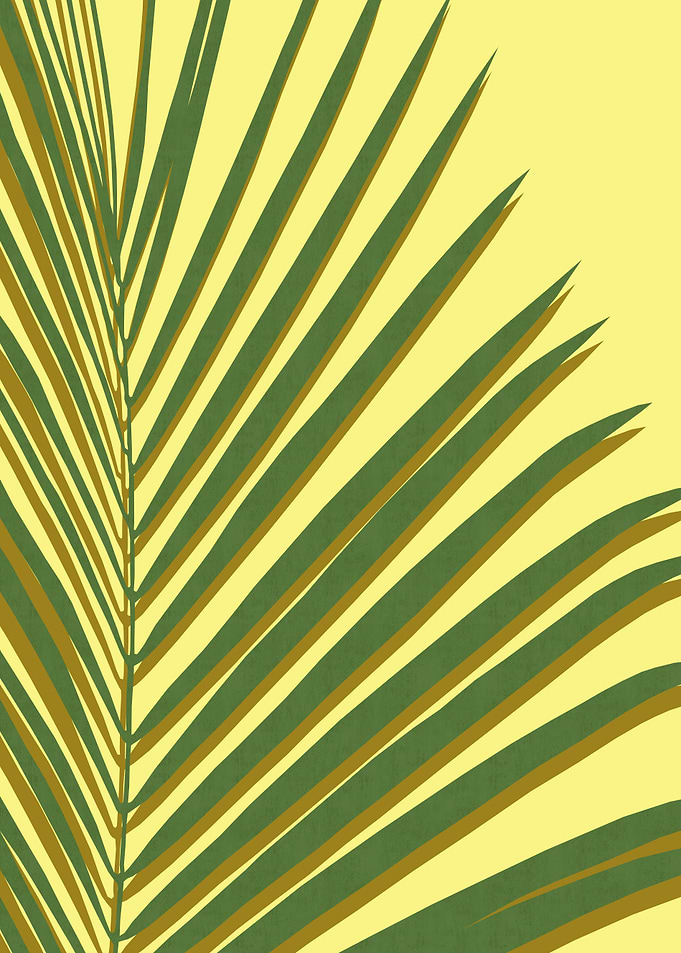 Colorful tropical leaf VII
