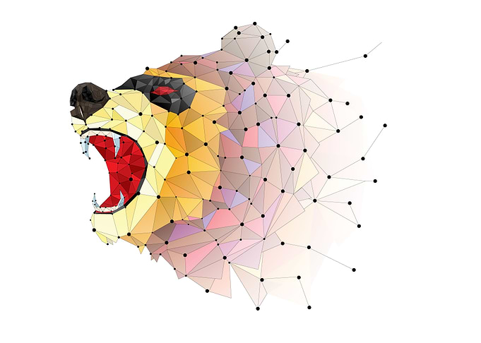 Low polygon BEAR geometric