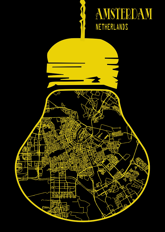 Amsterdam in bulb