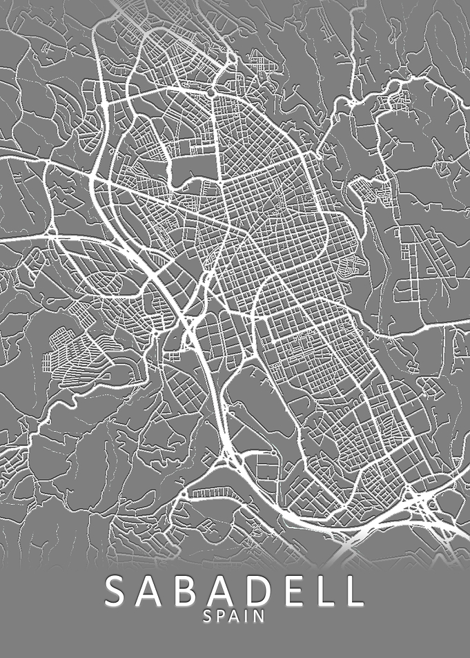 Sabadell Spain City Map