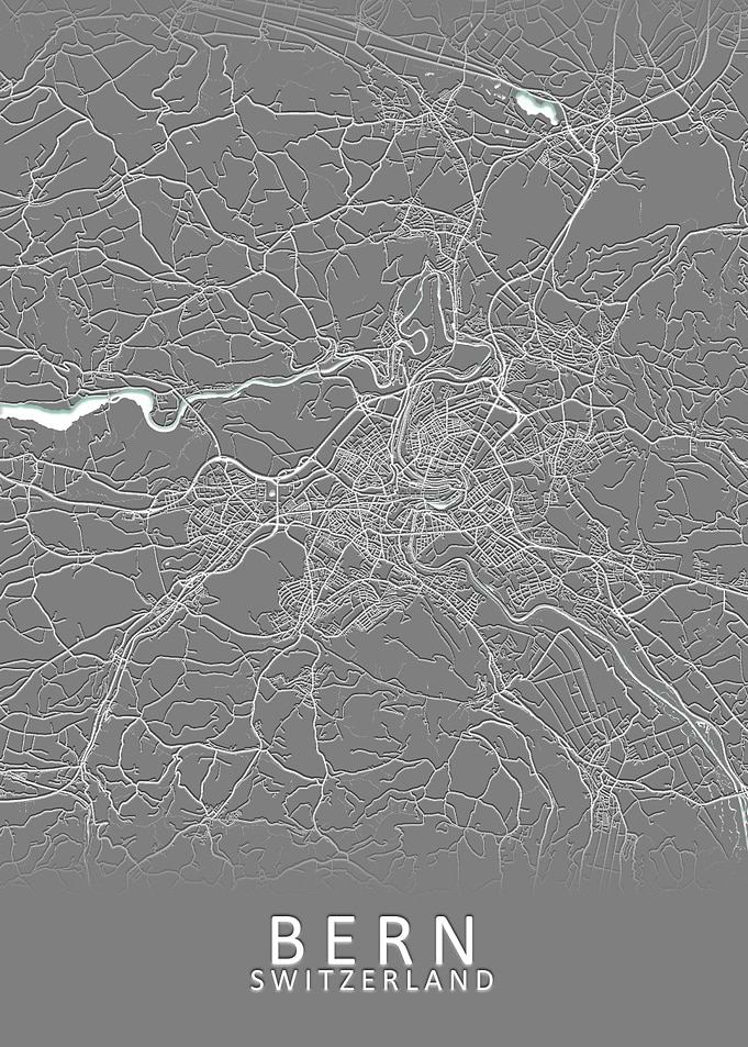 Bern Switzerland City Map