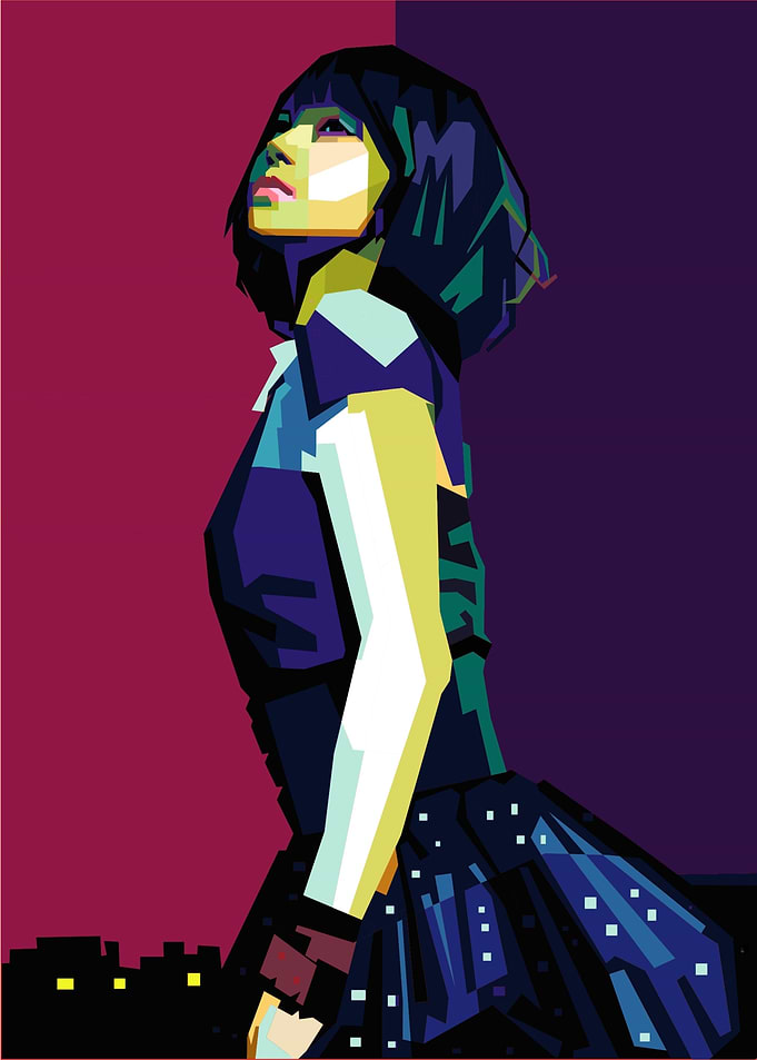 LiSA Risa Oribe popart