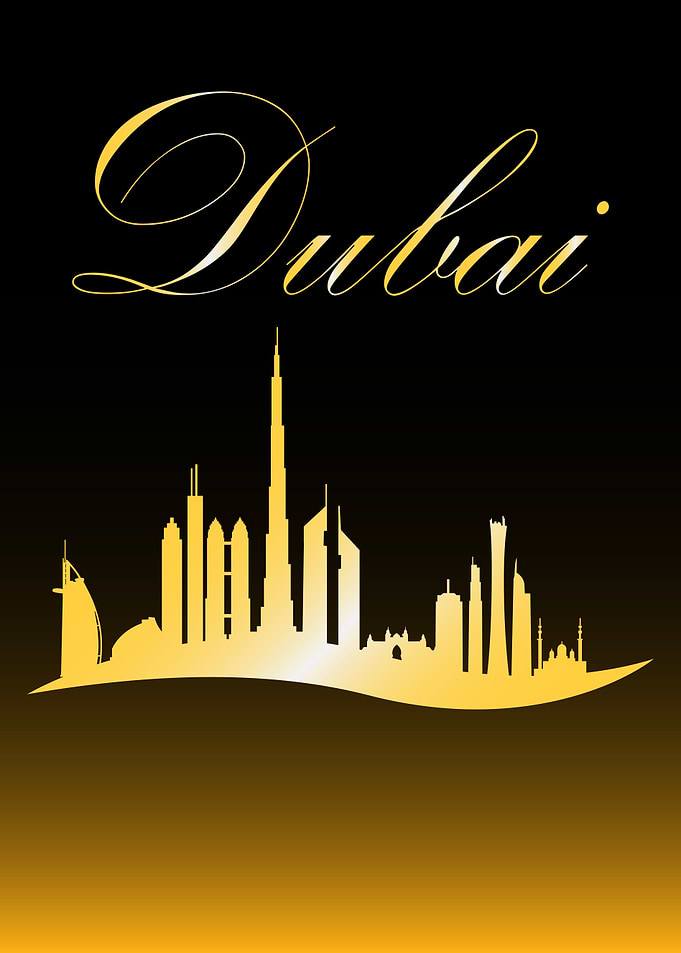 Dubai in gold