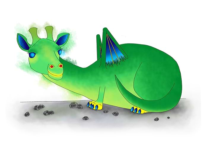 Crouching Green Dragon