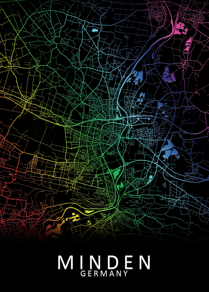 Minden Germany City Map