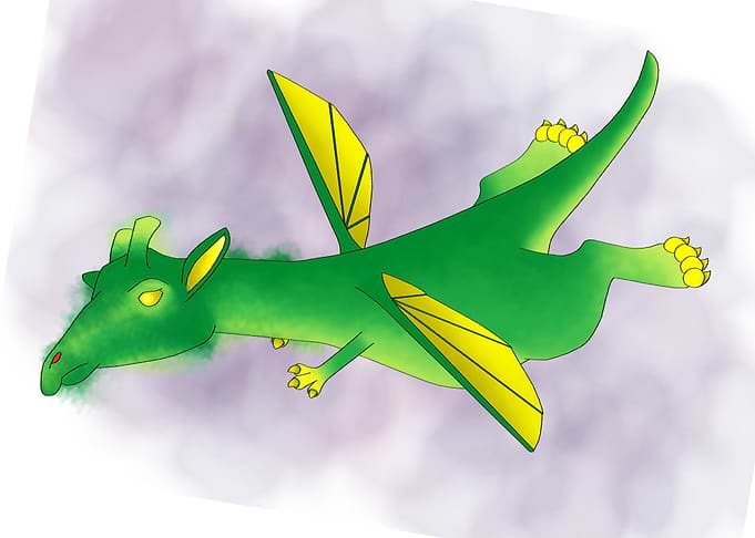Flying Green Dragon