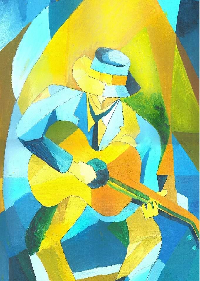 The guitar player